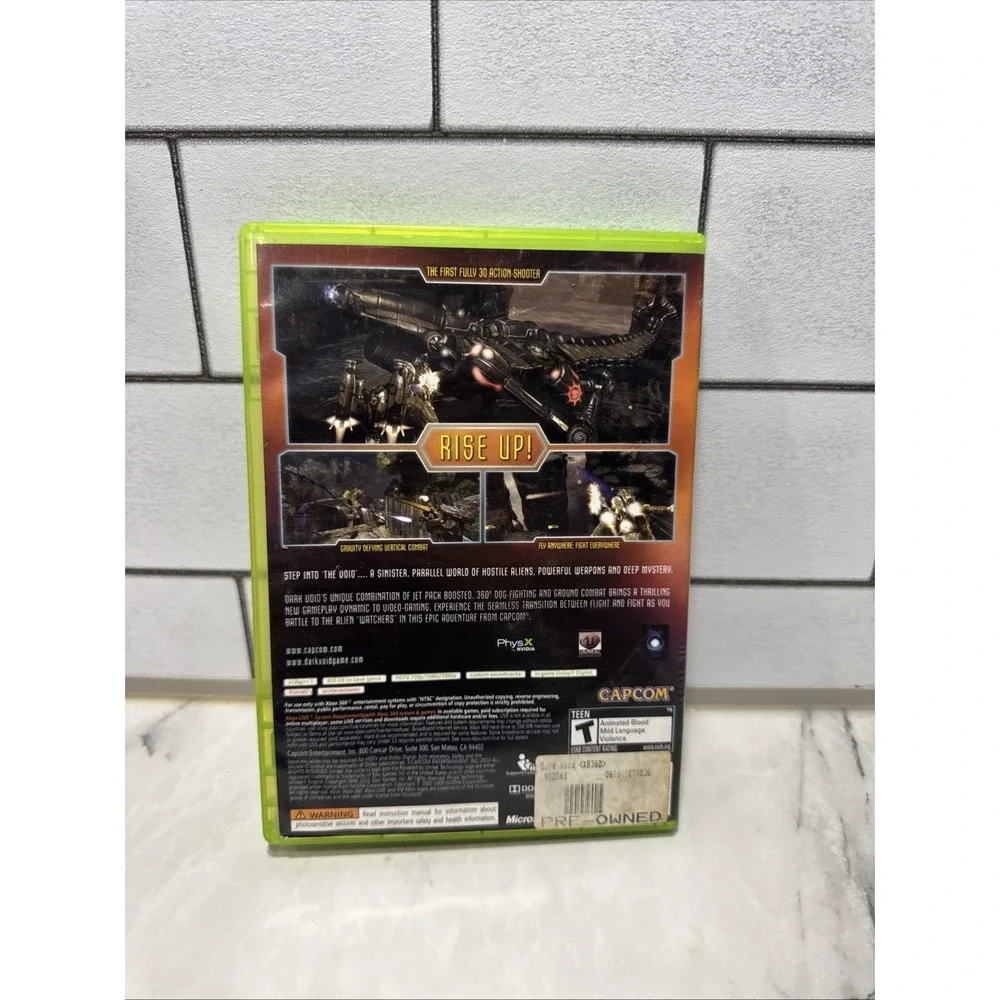 Dark Void (Microsoft Xbox 360, 2010) Complete w/ Manual CIB - TESTED